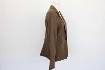 Cotton On Olive Brown Single-Button Notch Lapel Blazer – M - 0