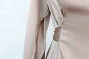 Dasy stone long sleeve satin blouse - M-6