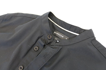 Markhams black long sleeve half buttoned down - M - 0