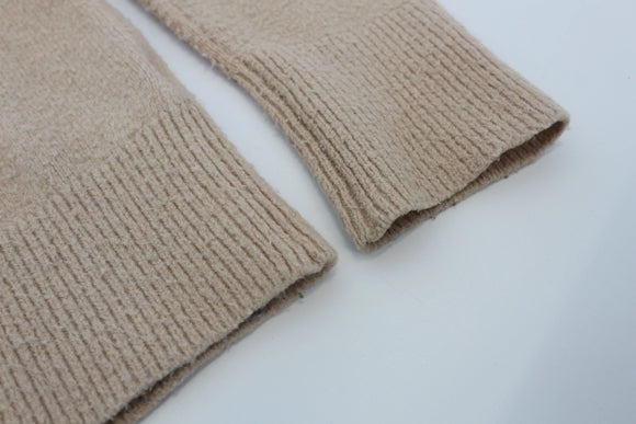 Beige winter jersey - M
