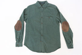 J-crew green winter shirt - S