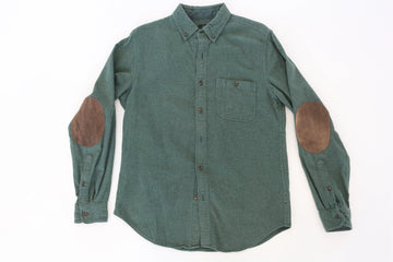 J-crew green winter shirt - S