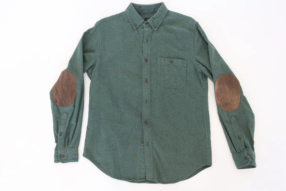 J-crew green winter shirt - S