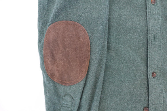 J-crew green winter shirt - S