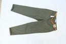 Woolies mid rise straight leg olive chino with belt - 14-1