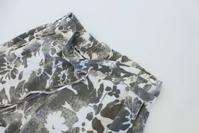 Poetry white and grey floral wide leg pants - 10 - 0