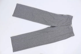 Wool grey wide leg trousers - 34