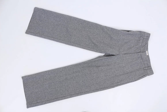 Wool grey wide leg trousers - 34