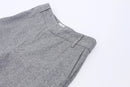 Wool grey wide leg trousers - 34-2