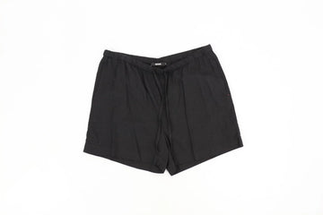 Black Linen Shorts – Lightweight & Breathable | Classic Fit | Size M