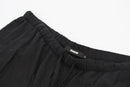 Black linen shorts  - M-2