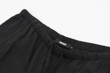 Black Linen Shorts – Lightweight & Breathable | Classic Fit | Size M - 0