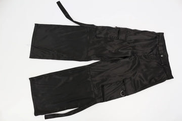 Classic Black Cargo Trousers – Utility Pockets | Pre-Loved | Size 12