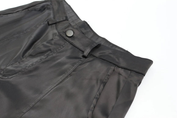 Black stain cargo trousers - 12
