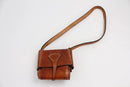 Genuine leather mini satchel-3