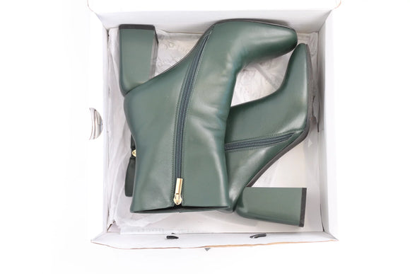 Poetry bottle green high heel boots - 4