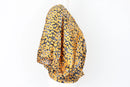Yellow and grey satin cheetah print blouse - L-2