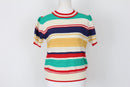 Knitted multi-colour blouse - S-1