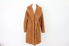 Teddy Bear midi coat - S