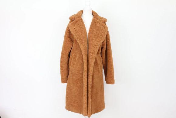 Teddy Bear midi coat - S