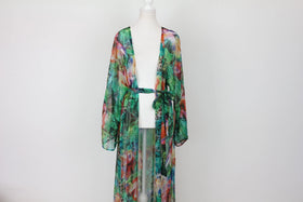 Bright beach cover up - M