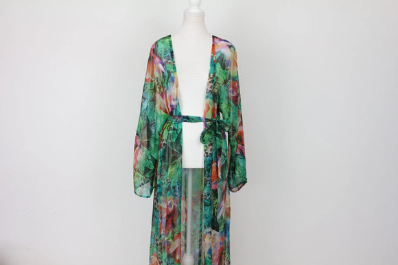 Bright beach cover up - M
