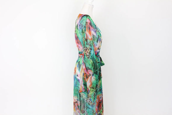 Bright beach cover up - M