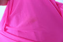 Bright pink slinky dress - L-7
