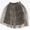 Leopard print midi skirt - XL-1