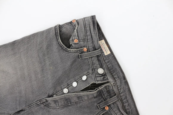 Levi's black straight leg jeans - 26