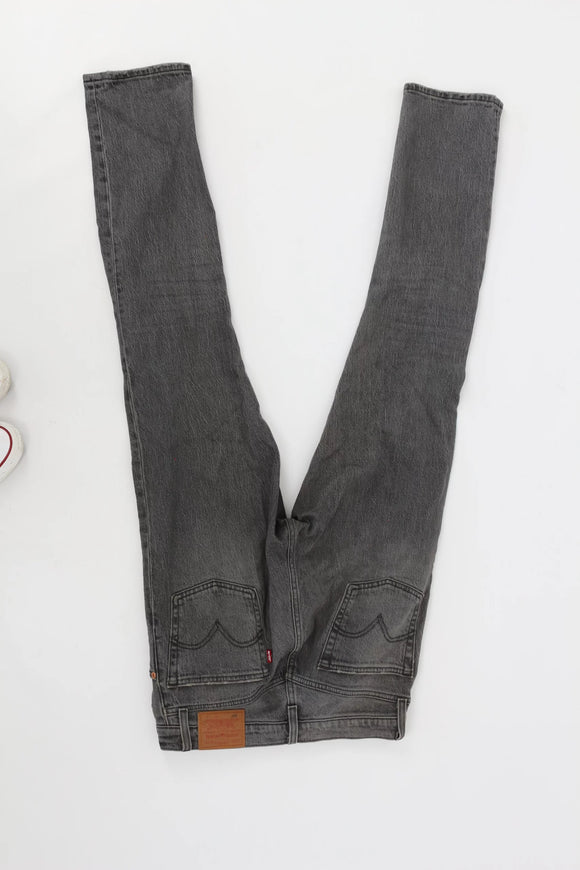 Levi's black straight leg jeans - 26