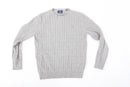 GANT grey cableknit jersey - L-1