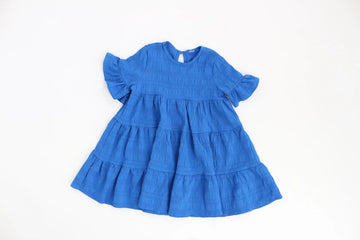 Blue trapeze dress - 5-6