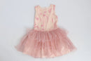 Pink dress with beading and tulle - 6-7-1