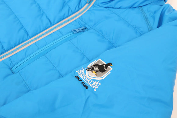 Cutter & Buck electric blue puffer jacket - XXL