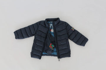 Earthchild Navy Puffer Jacket – Kids 1-2 Years