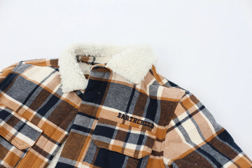 Earthchild Kids Plaid Fleece-Lined Shacket - 0