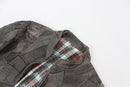 Vintage faux leather patchwork jacket - L-2