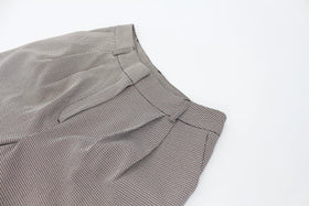 Foschini houndstooth wide leg trousers - 10 - 0