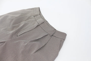 Foschini Houndstooth Pleated Wide-Leg Trousers – Size 10 - 0