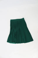 Truworths green pleated midi skirt-1
