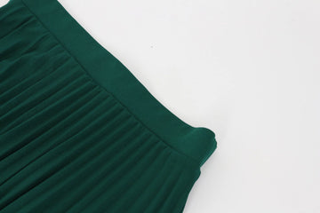 Truworths Emerald Green Pleated Midi Skirt - 0