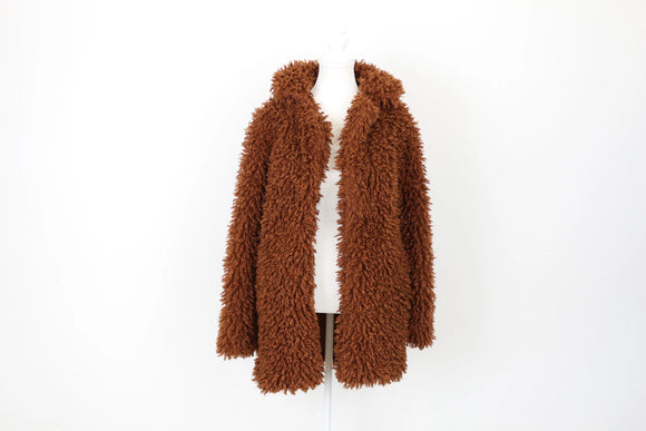 YDE Brown teddy bear jacket - M