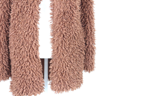 YDE Brown teddy bear jacket - M