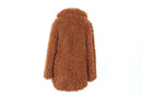 YDE Brown teddy bear jacket - M-5