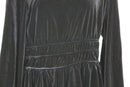 Ginger Mary black velvet long sleeve blouse - 40-2