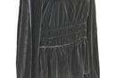 Ginger Mary black velvet long sleeve blouse - 40-3