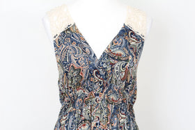 YDE Bohemian style maxi dress with crochet back - M - 0