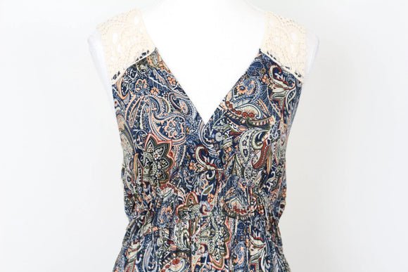 YDE Bohemian style maxi dress with crochet back - M