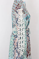 YDE Bohemian style long sleeve chiffon dress - M-5